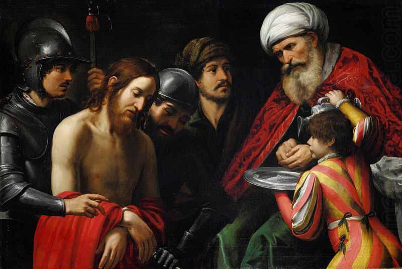 unknow artist Cristo davanti a Pilato china oil painting image